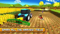 Tractor Farm Simulator Craft harvest Game Screen Shot 1
