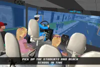 سائق الحافلة المدرسية: الاطفال المرح Screen Shot 2