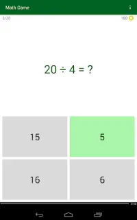 Permainan matematik Screen Shot 8