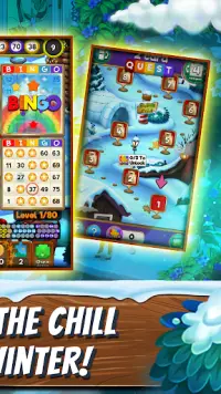 Bingo Quest Winter Wonderland Garden Screen Shot 1