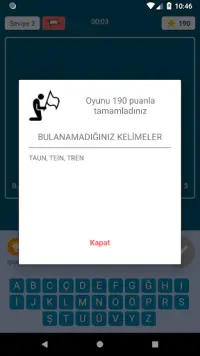 KeYa! Sözlük oyunu, sözcük bulmaca, kelime oyunu Screen Shot 4