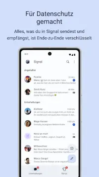 Signal – Sicherer Messenger Screen Shot 0
