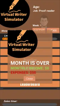 Virtual Writer Simulator Screen Shot 2