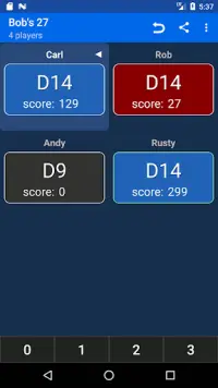 Darts Scoreboard Screen Shot 5