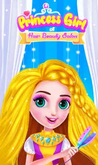Princess Girl At Hair Beauty Salon Screen Shot 0