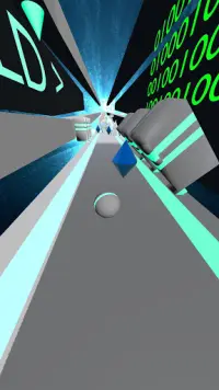 Neon Ball Run - Casual 3d runner game Screen Shot 0