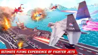 Flying Formula Car Robot Game Screen Shot 4