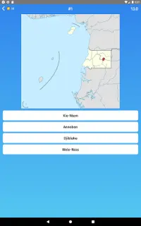 Equatorial Guinea: Regions & Provinces Map Quiz Ga Screen Shot 9