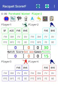 Racquet Game(Tennis,pickleBall ...) Match Scorer Screen Shot 0