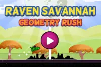 Raven Savannah Geometry Rush Screen Shot 0