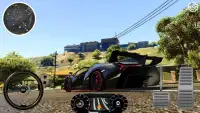 Car Racing: Lamborghini Veneno Roadster Screen Shot 0