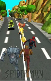Spider Subway Run - Super Hero Dash Screen Shot 4