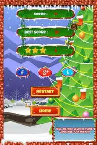 Flappy Snoopy Dog Christmas Screen Shot 3