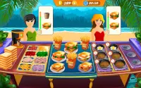 Burger Fever Kitchen Cooking Games: Modern Cooking Screen Shot 1