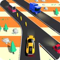 Traffic Car Run 2D : Car games