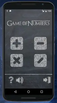 Game of Numbers - Free Math Brain Training Game Screen Shot 0