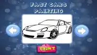 Fast Cars Painting Screen Shot 1