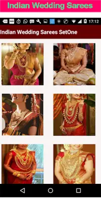 Indian Wedding Sarees Screen Shot 1