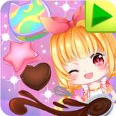 プリンセスチェリーアニメチョコレートキャンディーショップマネージャー