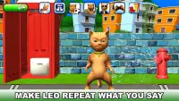 Falando Cat Leo: Virtual Pet Screen Shot 4