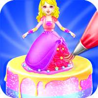 राजकुमारी चॉकलेट केक निर्माता खेल: गुड़िया केक