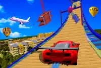 Ramp Car Stunts Race - لعبة سباق السيارات النهائية Screen Shot 0