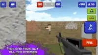 Blocky Pixel Paintball : Online Multiplayer Screen Shot 1
