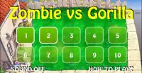 Zombies vs Gorillas Screen Shot 0