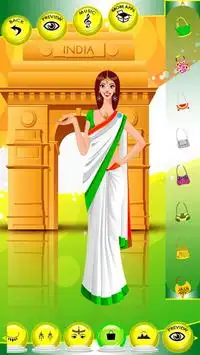 힌디어 소녀는 게임을 드레스 Screen Shot 2