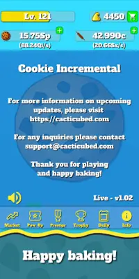 Cookie Incremental - Idle & Clicker Screen Shot 7