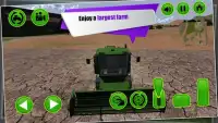 Ферма Урожай Трактор Симулятор Screen Shot 8