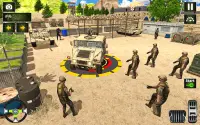 Army truck driving truck games Screen Shot 1