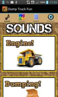 Dump Truck Games for Toddlers Screen Shot 0