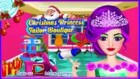 Christmas princess tailor boutique Screen Shot 0