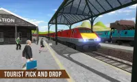 Train Driving Simulator 2017- Euro Speed Racing 3D Screen Shot 6