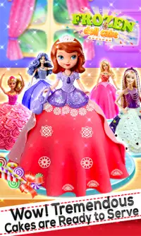 Fairy Princess Ice Cream Cake Making Game Screen Shot 0