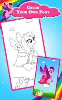 Baby Pony Kids Coloring Book Screen Shot 6
