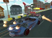 Fighting Car: Shooting Car: Death Race: Death Road Screen Shot 5