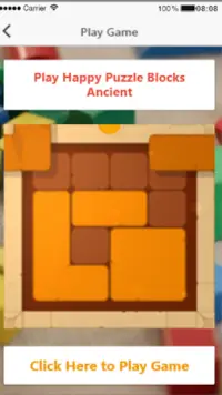 Happy Puzzle Blocks Ancient Screen Shot 1