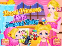 プリンセス出産赤ちゃんのゲーム Screen Shot 0