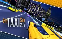 City Taxi Driving Simulator 17 - Sukan Cab Kereta Screen Shot 3