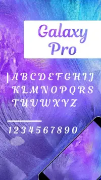 Galaxy Pro Font for FlipFont ,Cool Fonts Text Free Screen Shot 2