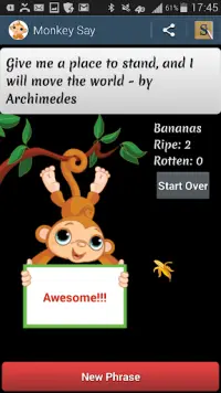 Monkey say - word game Screen Shot 2