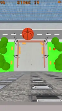 Skyscraper Basketball 3D - shoot throw and toss Screen Shot 1
