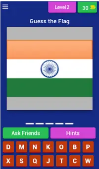 Guess The Flag : Trivia Game Screen Shot 2