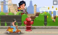 Little Shiva Bicycle Dash Screen Shot 2