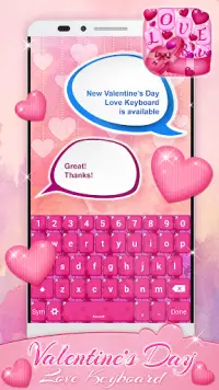 Valentine’s Day Love Keyboard Screen Shot 0
