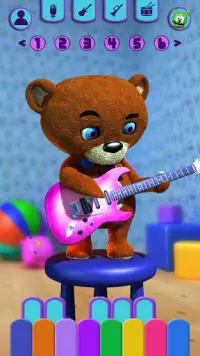 Talking Teddy Bear - Gry dla dzieci i rodziny Screen Shot 1