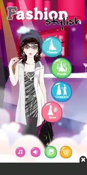 Stylish Fashion Dress Up Game Screen Shot 1