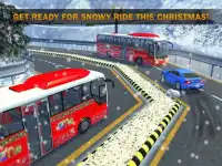 Uphill Bus Drive: Рождественский автобусный Screen Shot 8